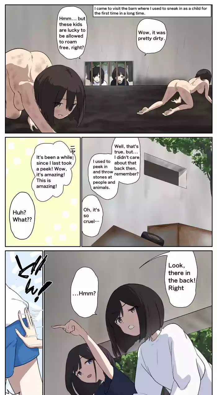 A girl left in a human barn by her friend《Part 1》