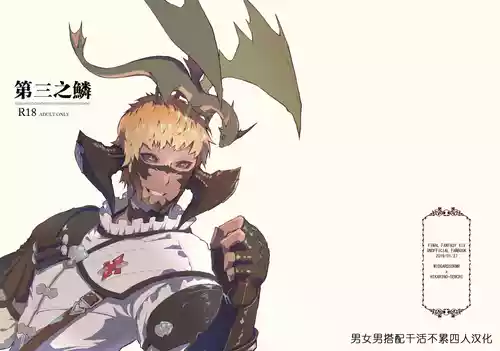 [Cuirasser (Kyuu)] Mittsu no uroko | 第三之鳞 (Final Fantasy XIV) [Chinese] [男女男搭配干活不累四人汉化]