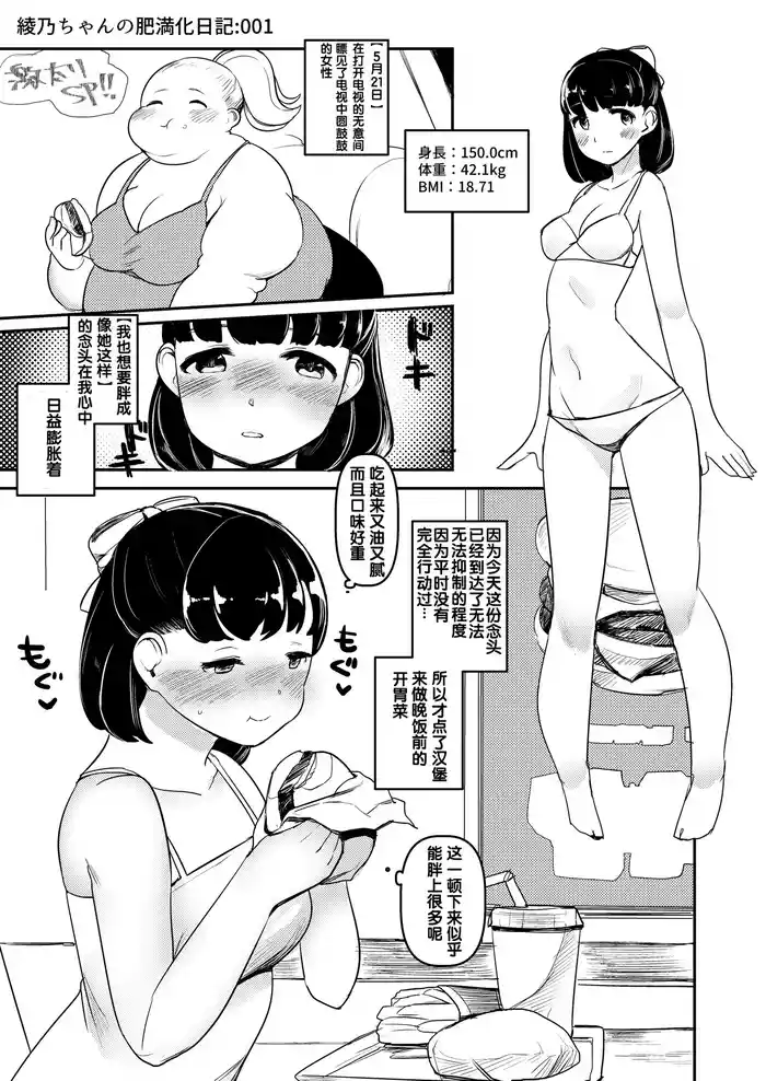 绫乃的育肥日记 1~20