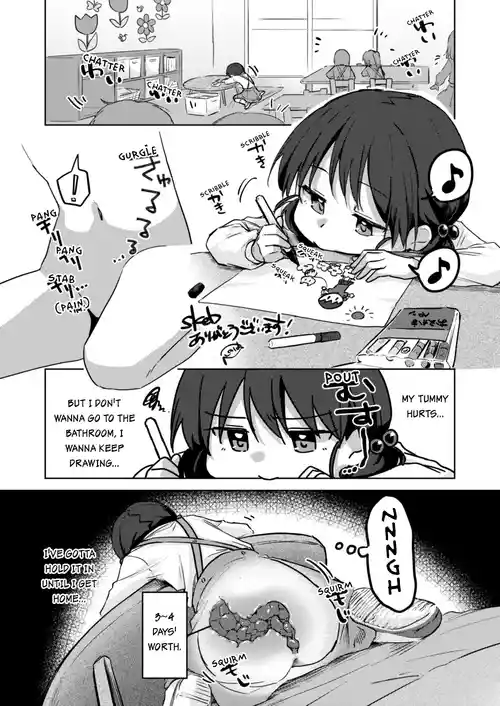 [Kokonoha no Kakurega (Kokonoha)] Flat-chested girl pooped her panties because she didn’t want to go to the toilet