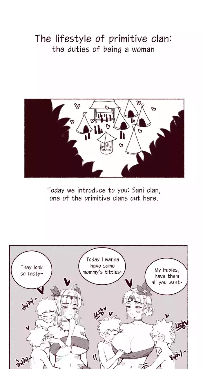 The lifestyle of primitive clan the duties of being a woman