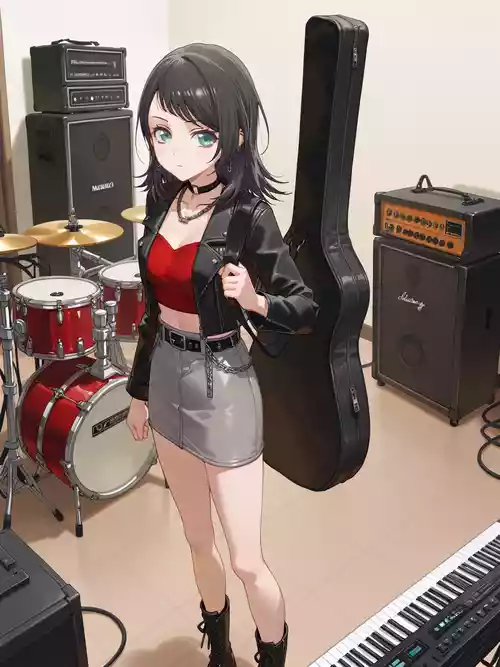 败给恐惧的八幡海玲[AI generated]