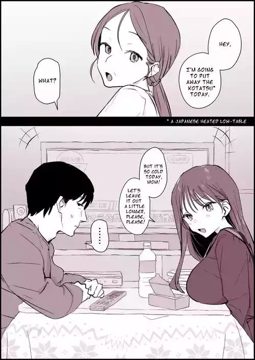 [Poriuretan] Kotatsu Suki no Giri Kyoudai | Kotatsu-loving Step-siblings [English]
