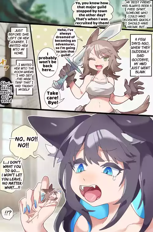 [imaat] Your best friend is shrunk, swallowed whole, and locked away inside the stomach. [English/Japanese]