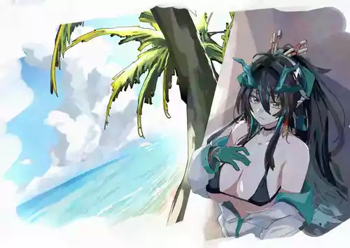 (C106) [Shirube Yu (Yubeshiru)] Shii to Mizugi Ecchi suru Hon | 和泳装的夕涩涩的本 (Arknights) [Chinese] [角都九阳个人汉化]