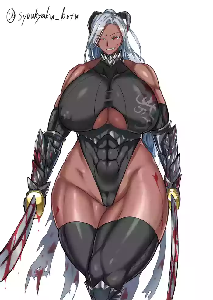 褐色ムチバキ女戦士