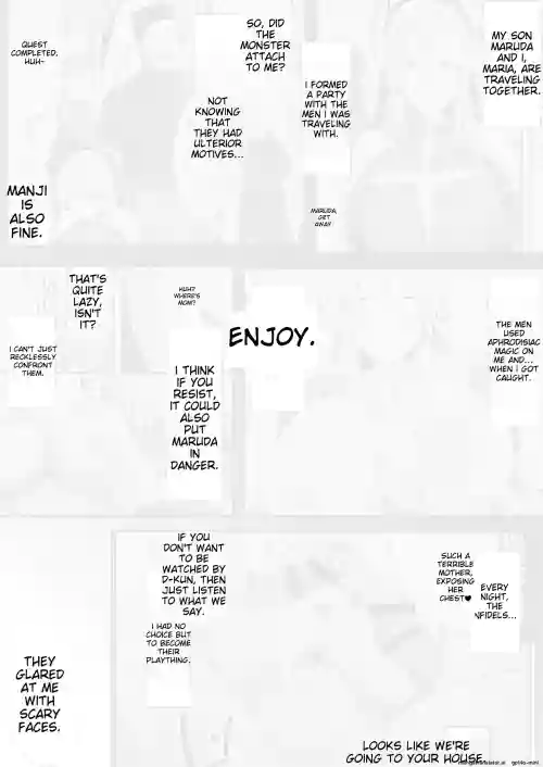 [Nekohachi Eigyoubu (Neko Samurai)] Mama Torare 2 The Adventurer Mother and Child Who Fall Into Humiliation