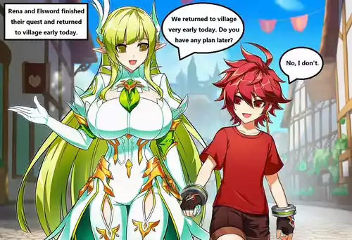 [Pixiv] Q DaB & Elsword [AI generated}