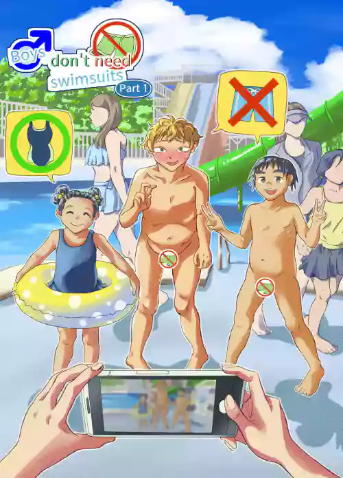 [NippatsuKokuhou (Kaneko Ken)] Boys don't need swimsuits Part 1