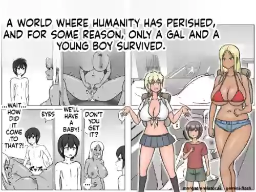 [Sato(siruto)] Jinrui ga Metsubou shite, Naze ka Gal to Shota dake ga Ikinokotta Sekai [English]