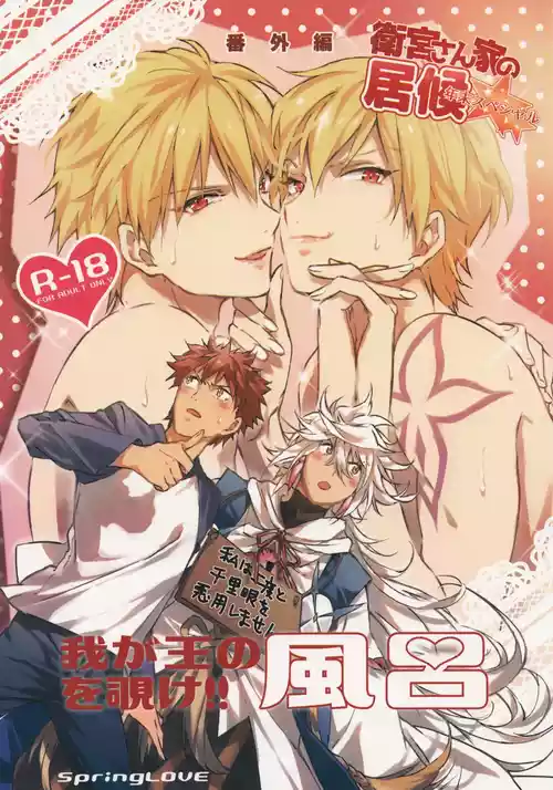 (Dai 11-ji ROOT4to5) [SpringLOVE (Madara)] Emiya-san-ka no Isoro Nenmatsu SP Bangaihen Waga O no Furo wo nozoke!! (Fate/Grand Order)
